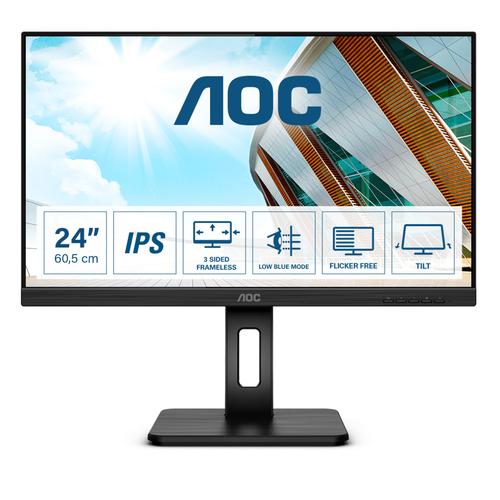AOC P2 24P2Q LED display 60,5 cm (23.8") 1920 x 1080 Pixeles Full HD Negro - Imagen 1
