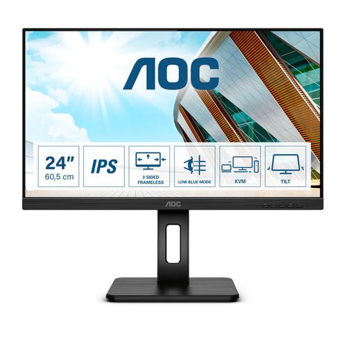 AOC P2 24P2C LED display 60,5 cm (23.8") 1920 x 1080 Pixeles Full HD Negro