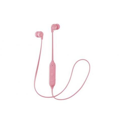 JVC HA-FX21BT-PE Auriculares Inalámbrico Dentro de oído, Banda para cuello Bluetooth Rosa - Imagen 1
