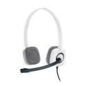 Logitech H150 Stereo Headset Auriculares Alámbrico Diadema Oficina/Centro de llamadas Blanco