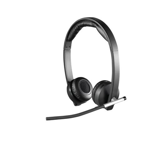 Logitech Wireless Headset Dual H820e Auriculares Alámbrico Diadema Oficina/Centro de llamadas Negro