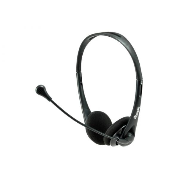 Equip 245304 auricular y casco Auriculares Alámbrico Diadema Oficina/Centro de llamadas Negro - Imagen 1