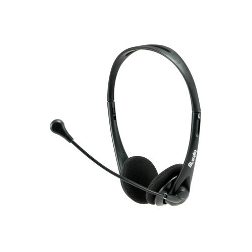Equip 245305 auricular y casco Auriculares Alámbrico Diadema Oficina/Centro de llamadas USB tipo A Negro - Imagen 1