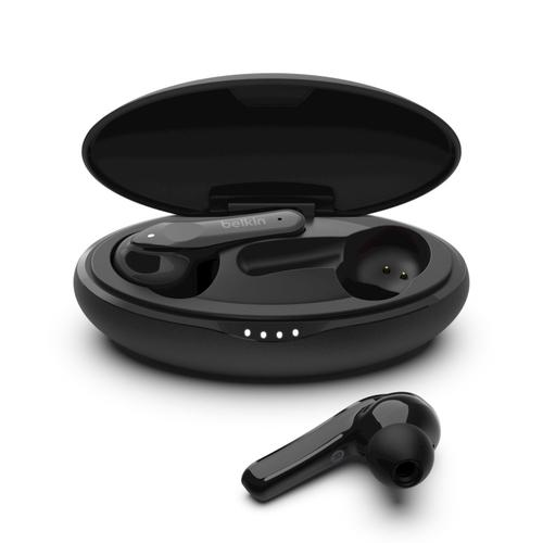 Belkin SOUNDFORM Move Plus Auriculares Inalámbrico Dentro de oído Música Bluetooth Negro