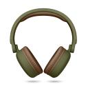 445615 auricular y casco Auriculares Diadema Conector de 3,5 mm MicroUSB Bluetooth Marrón, Verde