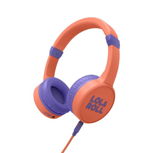 Lol&Roll Pop Auriculares Alámbrico Diadema Música Naranja, Púrpura