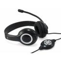 Conceptronic CCHATSTARU2B auricular y casco Auriculares Alámbrico Diadema Calls/Music USB tipo A Negro, Rojo