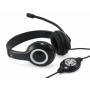 Conceptronic CCHATSTARU2B auricular y casco Auriculares Alámbrico Diadema Calls/Music USB tipo A Negro, Rojo - Imagen 1