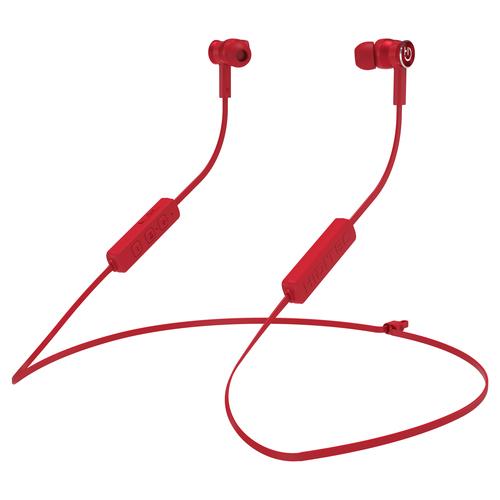 Hiditec AKEN Auriculares Inalámbrico Dentro de oído, Banda para cuello Calls/Music Bluetooth Rojo - Imagen 1