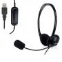 Ewent EW3568 auricular y casco Auriculares Alámbrico Diadema Calls/Music USB tipo A Negro - Imagen 2
