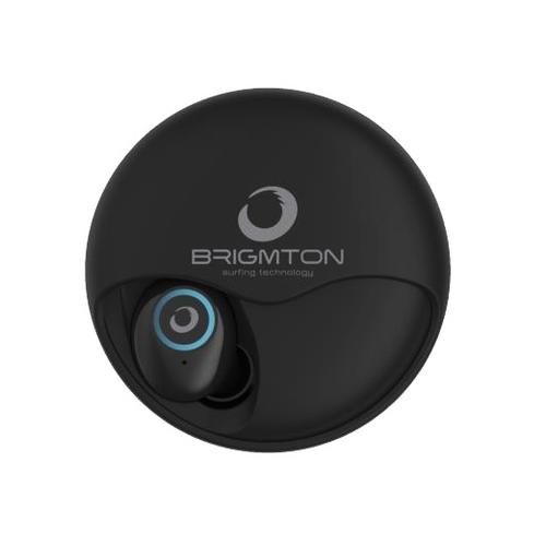 Brigmton BML-17-N auricular y casco Auriculares Inalámbrico Dentro de oído Calls/Music Bluetooth Negro - Imagen 1