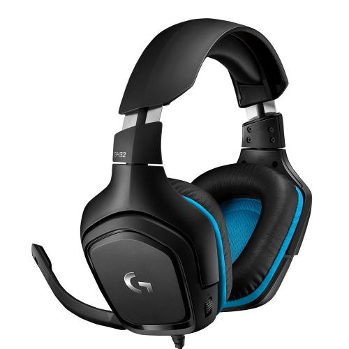 G432 Gaming Headset Auriculares Alámbrico Diadema Juego Negro, Azul - Imagen 1