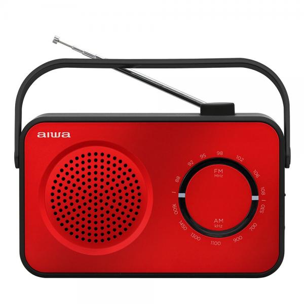 R-190RD radio Portátil Analógica Negro, Rojo - Imagen 1