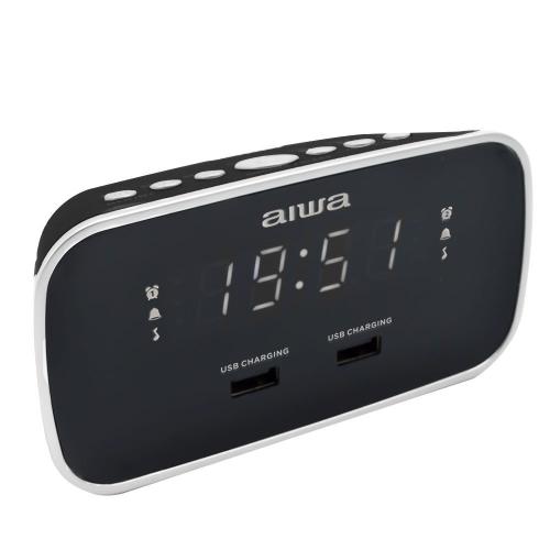 CRU-19BK despertador Reloj despertador digital Negro - Imagen 1