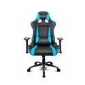 DR150BL silla para videojuegos Silla para videojuegos universal Asiento acolchado Negro, Azul