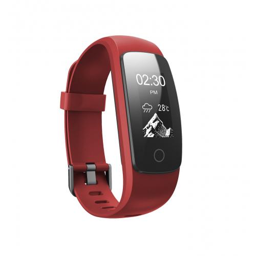 P5 PULSE FITNESS reloj deportivo Rojo Pantalla táctil Bluetooth