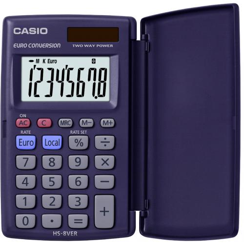 HS-8VER calculadora Bolsillo Calculadora básica Azul - Imagen 1