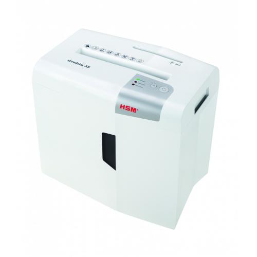 X5 triturador de papel Corte en partículas 58 dB 22 cm Plata, Blanco - Imagen 1