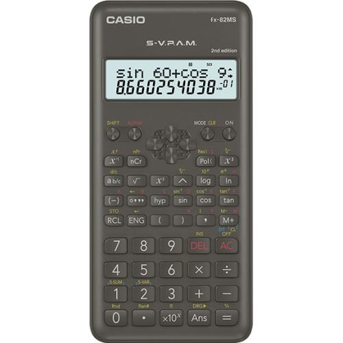 FX-82MS-2 calculadora Bolsillo Calculadora científica Negro - Imagen 1