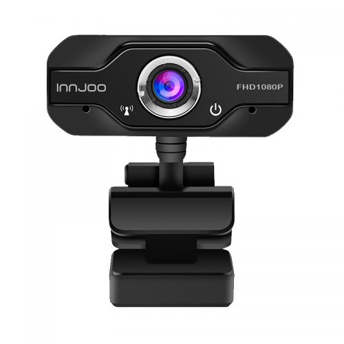 Webcam innjoo cam01 negra full hd - 30fps - usb 2.0