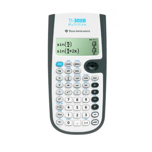 TI-30XB MultiView calculadora Bolsillo Calculadora científica Gris, Blanco - Imagen 1