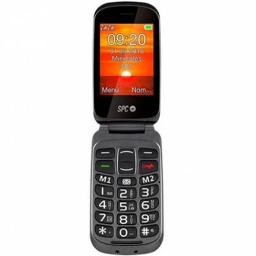 Telefono movil spc goliath black tipo tapa - dual sim - 2.8pulgadas - radio - bluetooth - boton sos