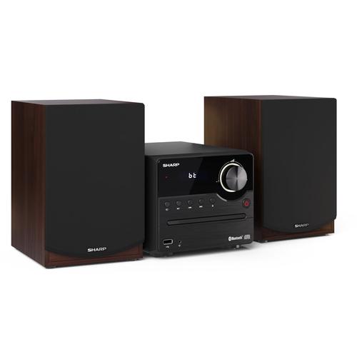 Sharp XL-B512(BR) sistema de audio para el hogar Microcadena de música para uso doméstico 45 W Marrón - Imagen 1