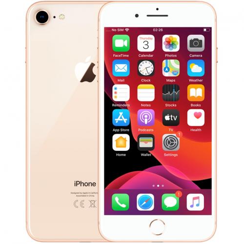 Telefono movil smartphone reware apple iphone 8 64gb gold - 4.7pulgadas - lector huella - reacondicionado - refurbish - grado a+