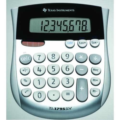 TI-1795 SV calculadora Escritorio Calculadora básica Negro, Plata, Blanco - Imagen 1