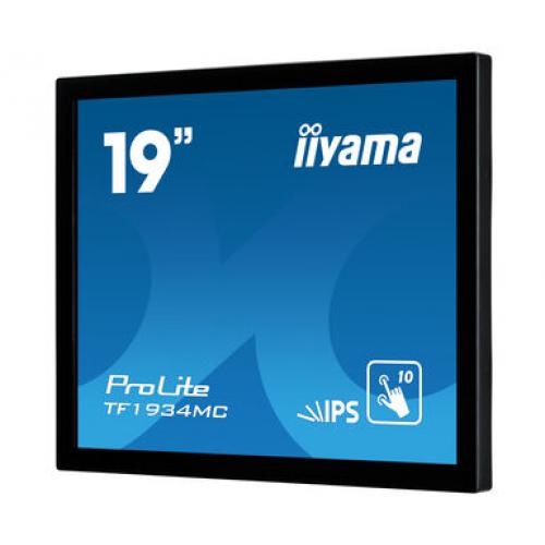 iiyama ProLite TF1934MC-B7X monitor pantalla táctil 48,3 cm (19") 1280 x 1024 Pixeles Multi-touch Negro