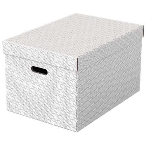 628286 caja de almacenaje Rectangular Cartón Blanco