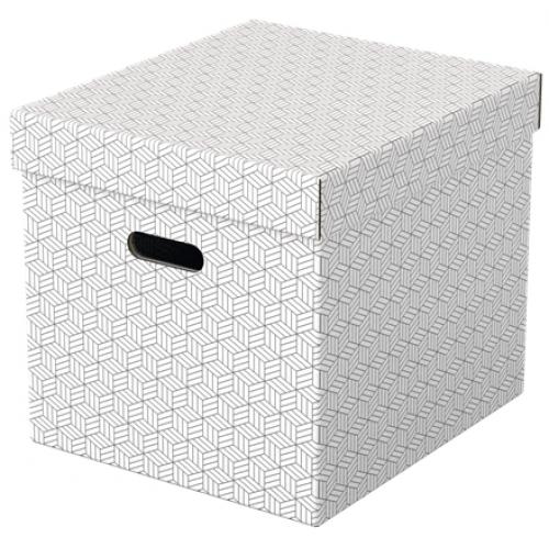 628288 caja de almacenaje Rectangular Cartón Blanco