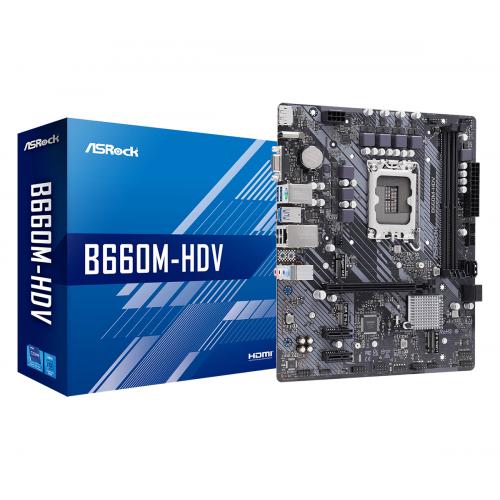 B660M-HDV Intel B660 LGA 1700 micro ATX - Imagen 1