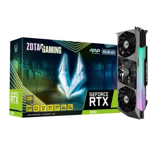 GAMING GeForce RTX 3080 AMP Extreme Holo LHR 12GB NVIDIA GDDR6X - Imagen 1