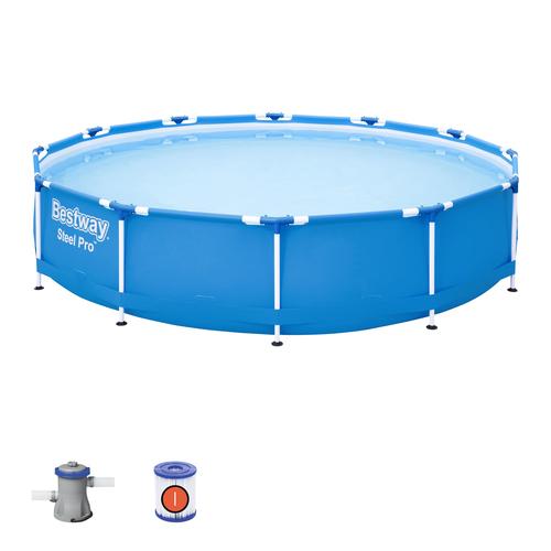 Bestway 56681 - steel pro piscina redonda azul ø 366 x 76 cm - Imagen 1