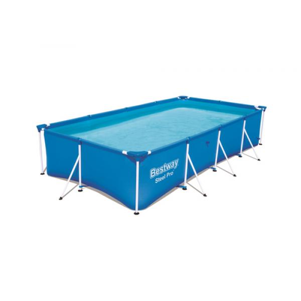 Bestway 56405 - piscina desmontable tubular infantil steel pro 400x211x81cm - Imagen 1