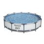 Bestway 56416 - piscina desmontable tubular steel pro max 366x76 cm depuradora de cartucho 1.249 litros - hora - Imagen 2
