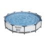Bestway 56416 - piscina desmontable tubular steel pro max 366x76 cm depuradora de cartucho 1.249 litros - hora - Imagen 3