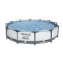 Bestway 56416 - piscina desmontable tubular steel pro max 366x76 cm depuradora de cartucho 1.249 litros - hora - Imagen 4