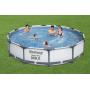 Bestway 56416 - piscina desmontable tubular steel pro max 366x76 cm depuradora de cartucho 1.249 litros - hora - Imagen 8