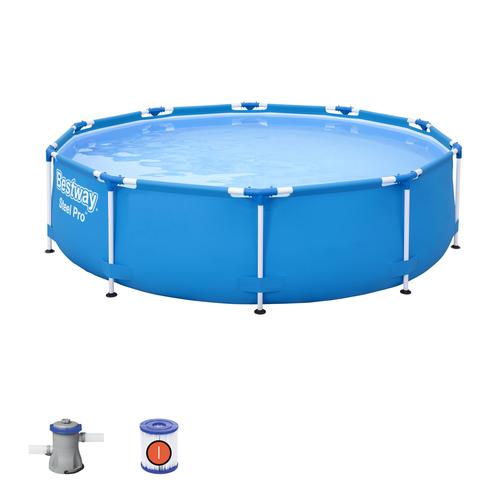 Bestway 56679 - steel pro piscina exterior redonda 305 x 76 cm bomba de filtración incluida - Imagen 1