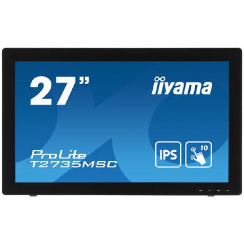iiyama ProLite T2735MSC-B3 monitor pantalla táctil 68,6 cm (27") 1920 x 1080 Pixeles Multi-touch Negro