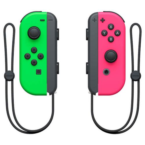 Accesorio nintendo switch - mando joy - con verde - rosa - Imagen 1