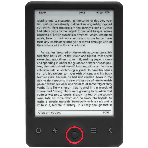 Libro electronico ebook denver ebo - 635l 6pulgadas - e - link - front light - 4gb - micro usb - Imagen 1