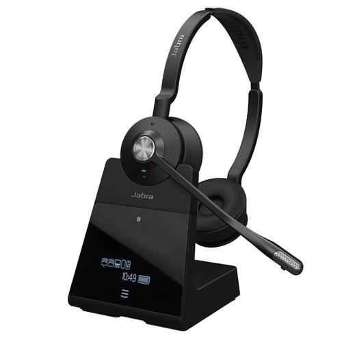 Jabra Engage 75 Stereo Auriculares Inalámbrico Diadema Oficina/Centro de llamadas Bluetooth Negro - Imagen 1