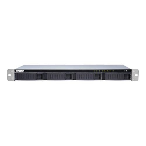 QNAP TS-431XeU Ethernet Bastidor (1U) Negro, Acero inoxidable NAS - Imagen 1