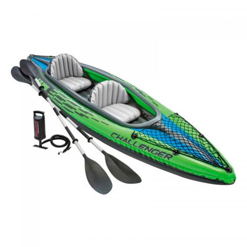 Intex 68306 - kayak k2 deportivo inflable 2 personas max 180 kg 351 x 76 x 38 cm - Imagen 1