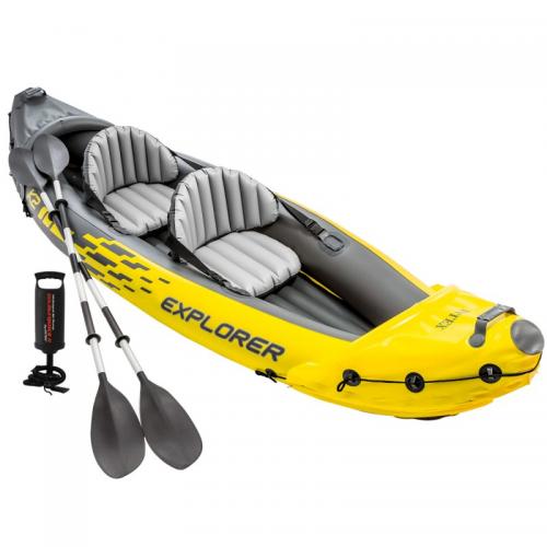 Intex 68307 - kayak k2 explorer 2 personas max 180 kg 312 x 91 x 51 cm - Imagen 1