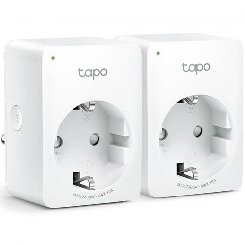 Enchufe inteligente wifi tapo p100 2.4ghz pack 2 unidades tp - link