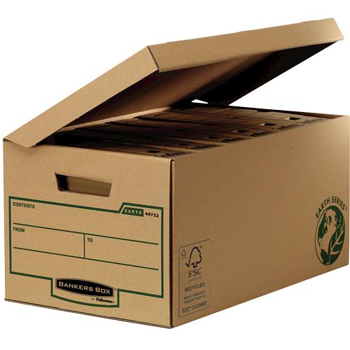 Pack 10 Unid. caja de almacenaje Negro, Marrón Rectangular Papel 4472205 - Imagen 1